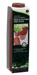 REPLACEMENT SEED & CUTTING TRAY POTS 6cm